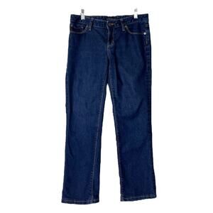 Banana Republic Straight Leg Crop Jeans Dark Wash Mid Rise Women’s Size 4/26